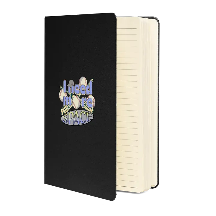 I Need More Space Baseball Diamond Dreams Hardcover Journal product image (2)
