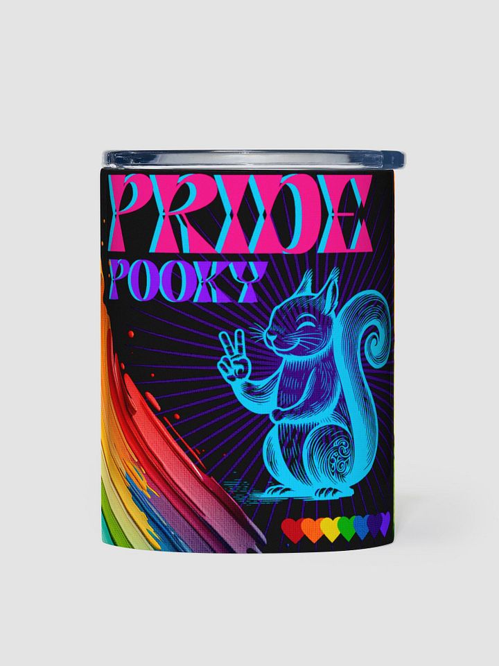 Pride Pooky Neon Squirrel Tumbler product image (1)