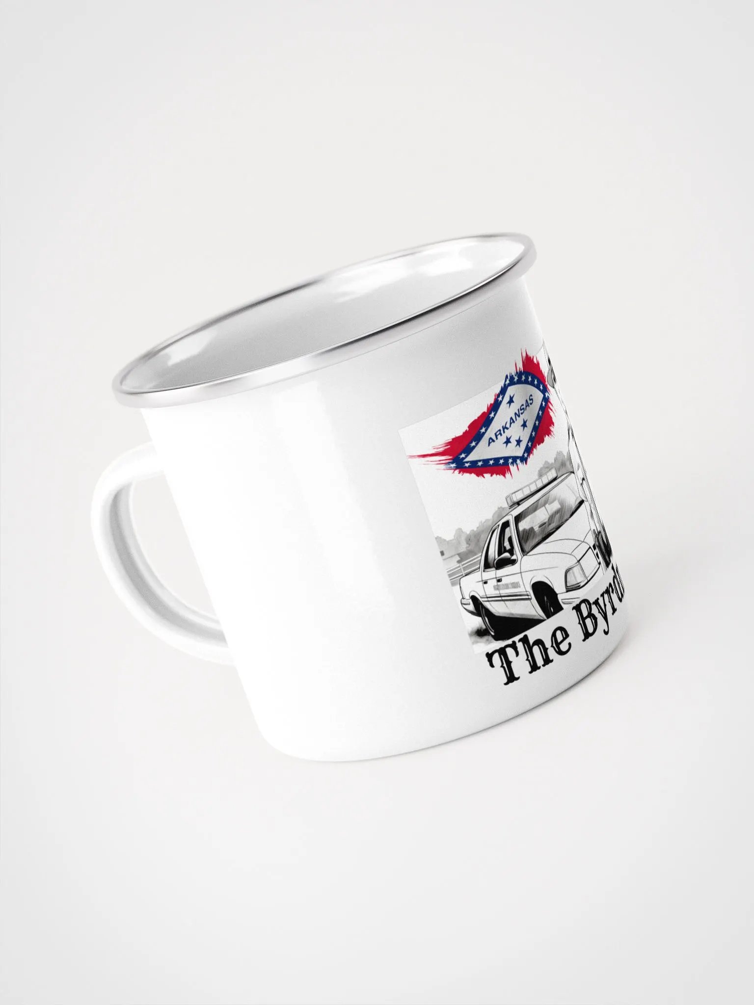 Arkansas Police Enamel Mug - The "Byrdman" product image (2)