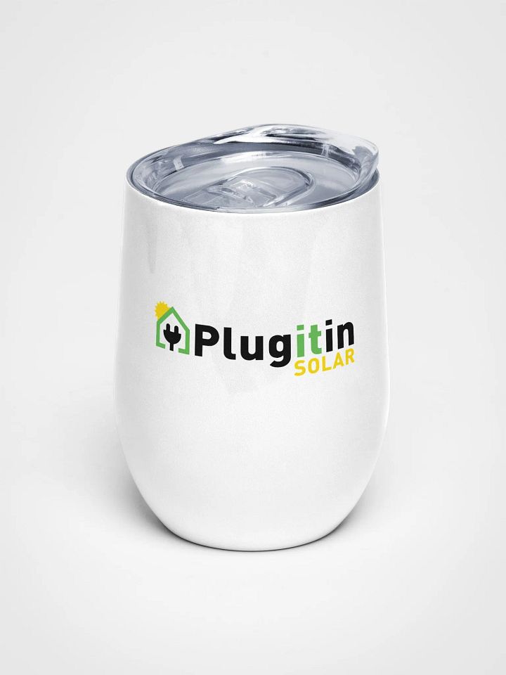 Plug It In Solar High-Quality Wine Tumbler product image (1)