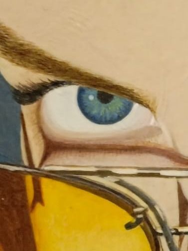 ETHEREAL GAZE | ACRYLIC PORTRAIT PAINTING product image (2)