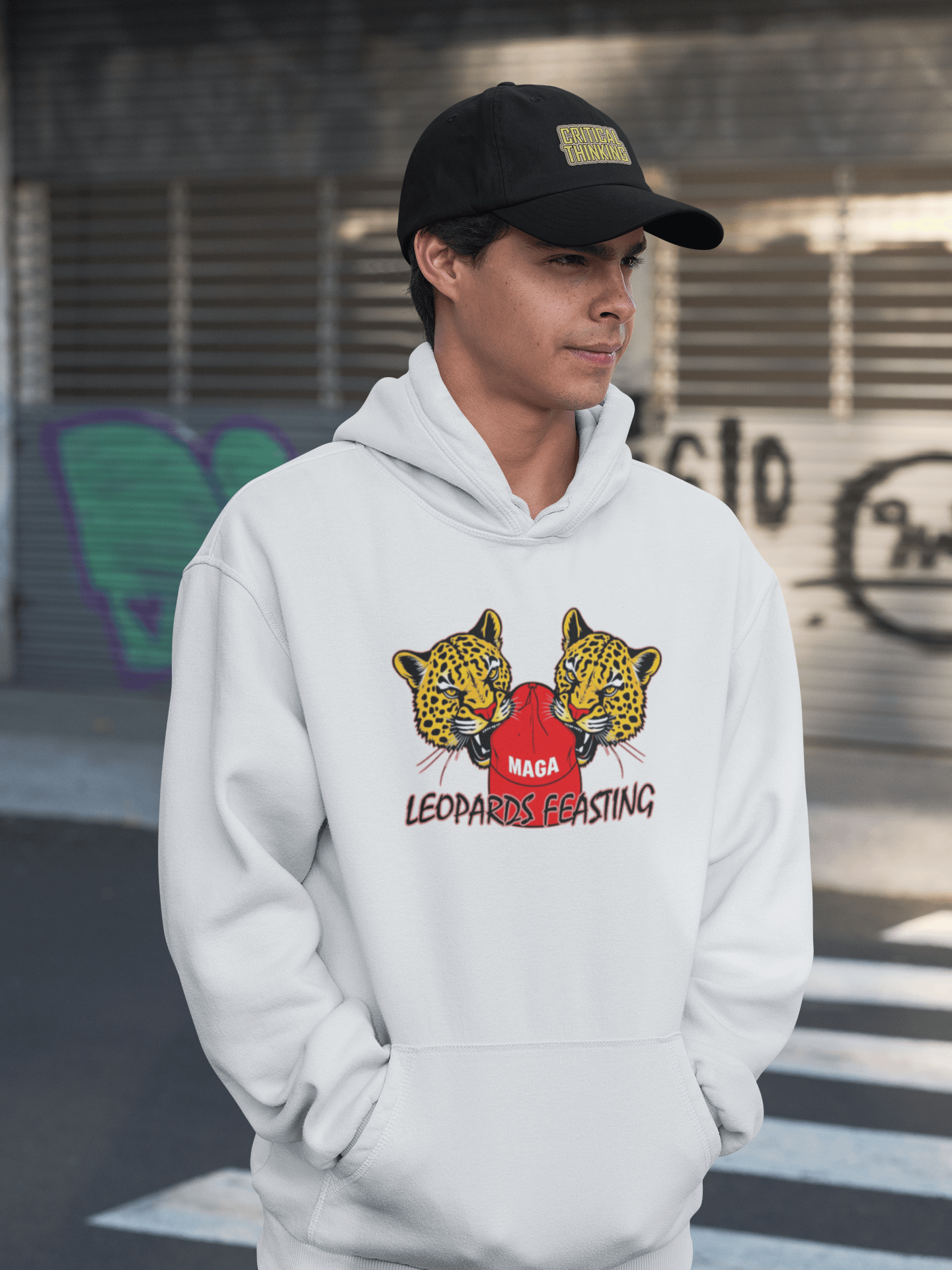 Leopards Feasting On MAGA - Hoodie product image (1)