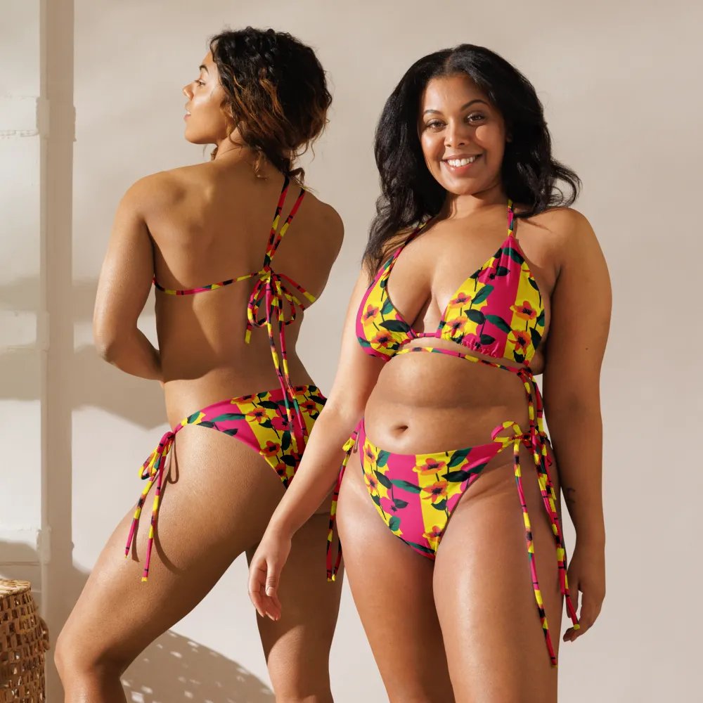 Bloom Striped Sunshine Bikini Set product image (10)