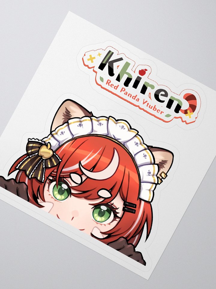Khiren - Kiss-Cut Maid Peeker Sticker product image (2)
