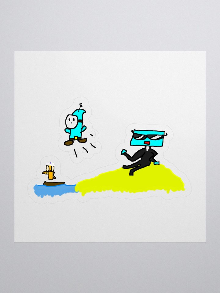 Shy Guy Summer Sticker product image (1)