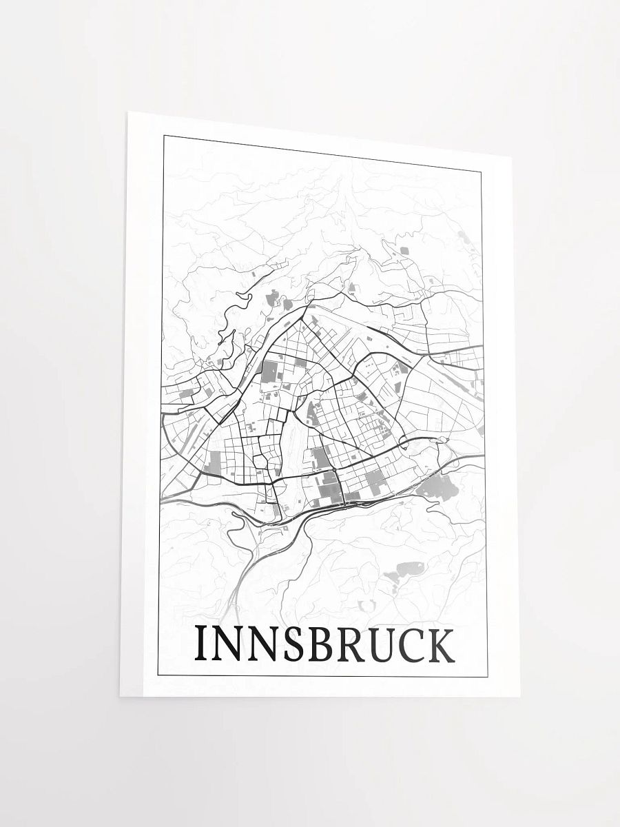 Innsbruck, Austria, city map print product image (13)