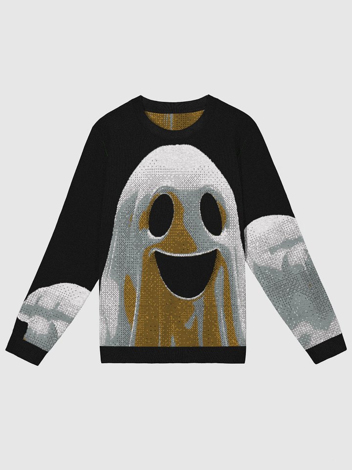 Smiling Ghost Classic Fit Crewneck Sweater product image (1)