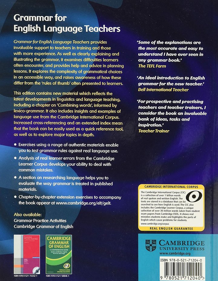 Grammar for English Language Teachers product image (2)