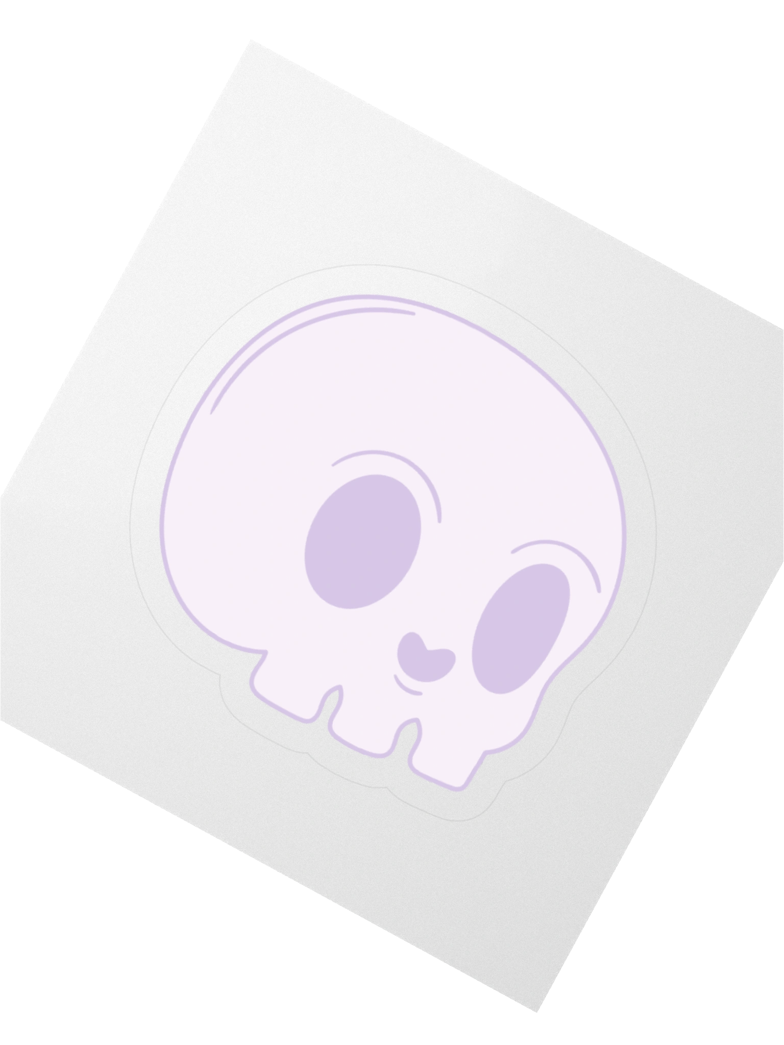 Queer Stoic Skull Sticker product image (6)
