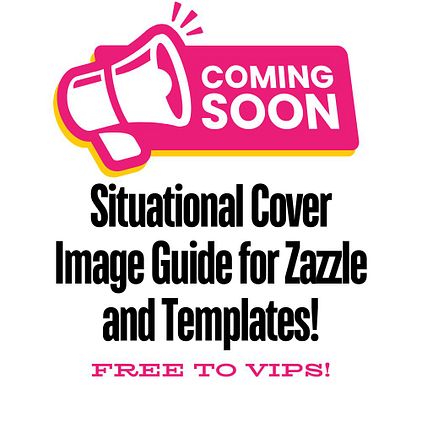 Coming very soon! August Freebie no.1 Situational Zazzle Cover Mockup Images! 