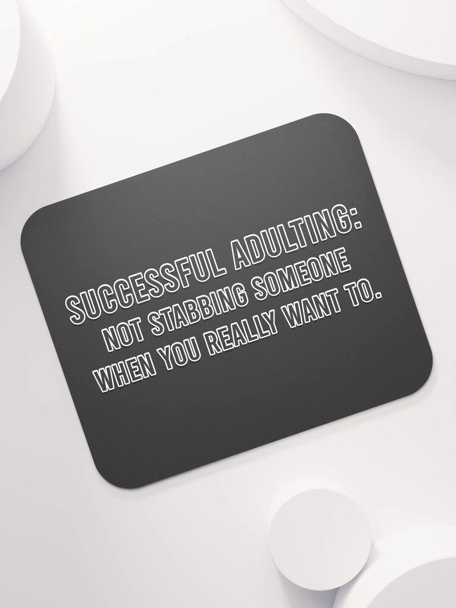 Successful Adulting Mouse Pad product image (7)