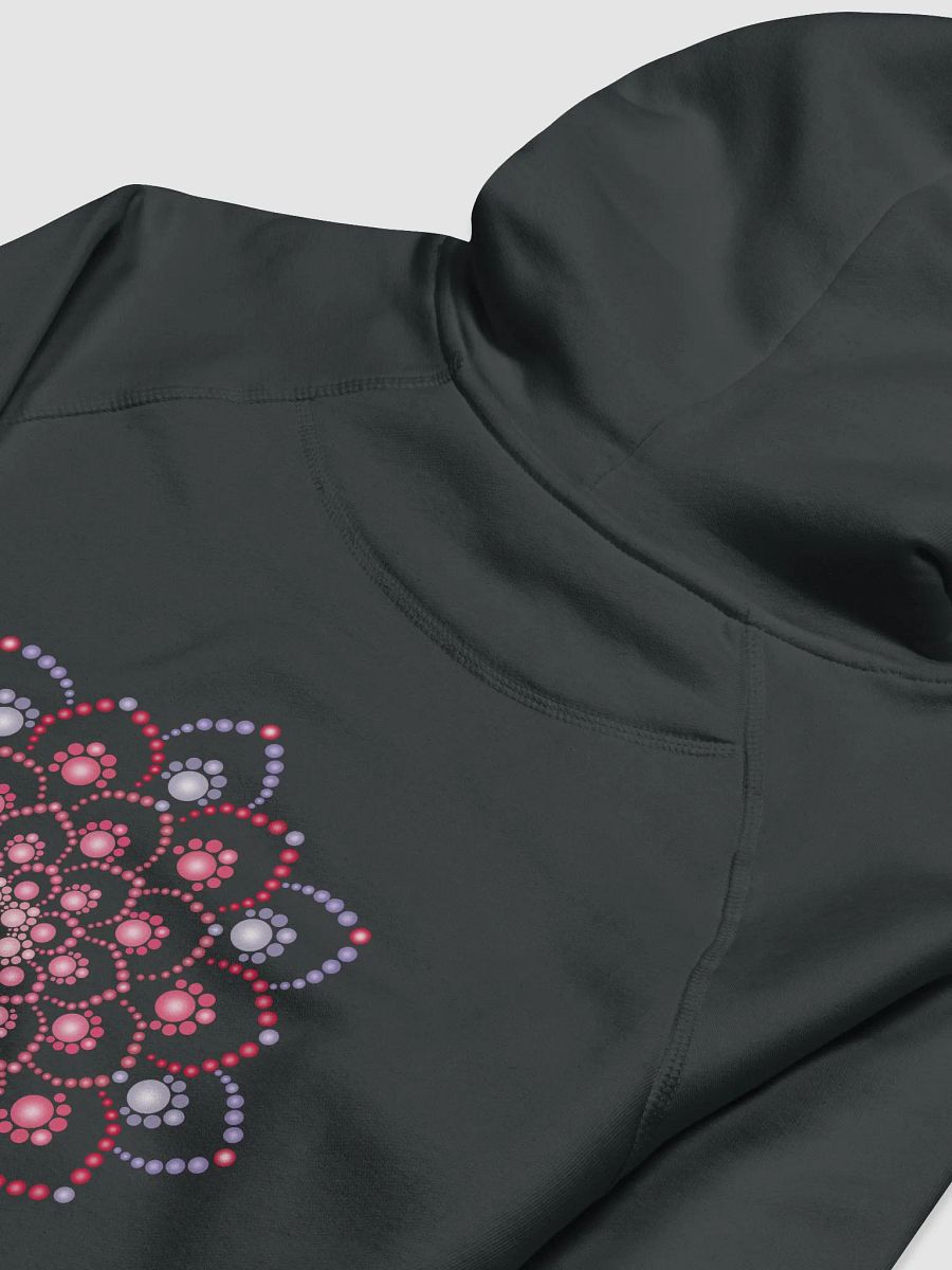 Purple and Pink Dot Mandala Unisex Eco Hoodie product image (4)