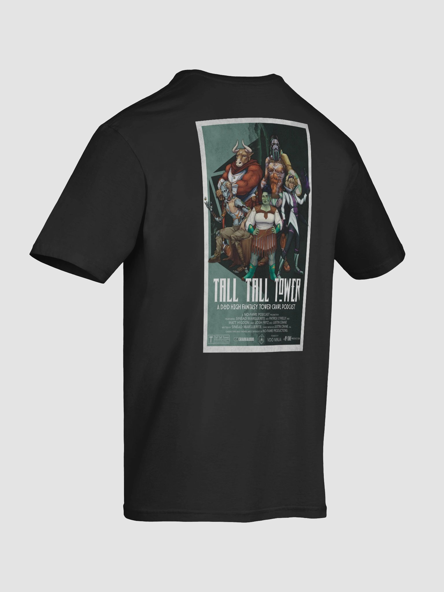 Tall Tall Tower Poster Back Design Soft Tee product image (12)