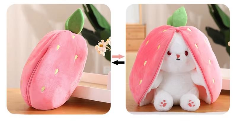Stawberry Plush Bunny That Transforms product image (4)