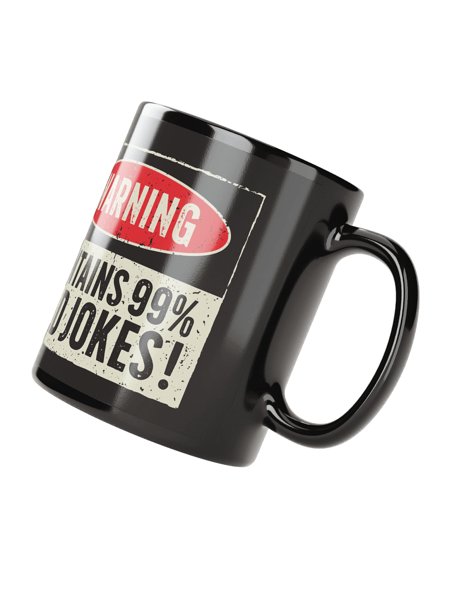 Warning: Contains 99% Bad Jokes – Funny Dad Mug product image (4)