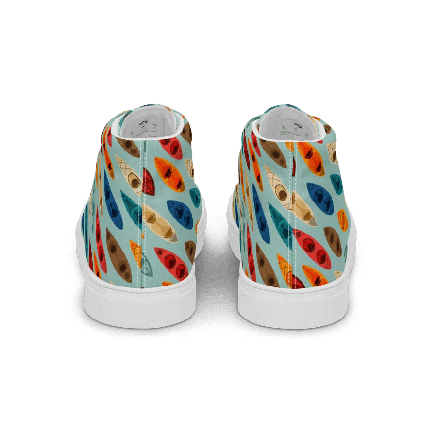 Cascading Colors - Mens High Top Canvas Shoes product image (3)