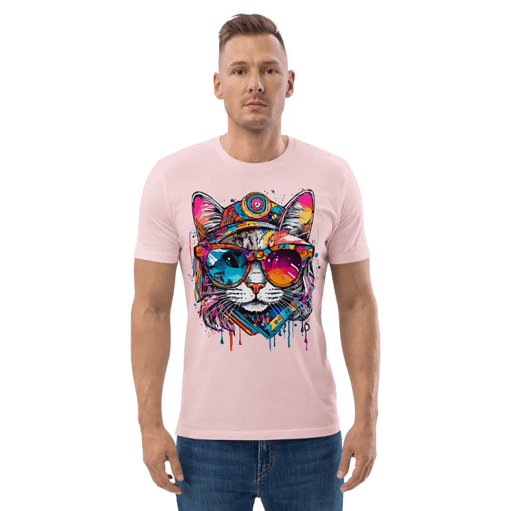 Colorsplash Hippie Katze 5 , Shirt product image (6)