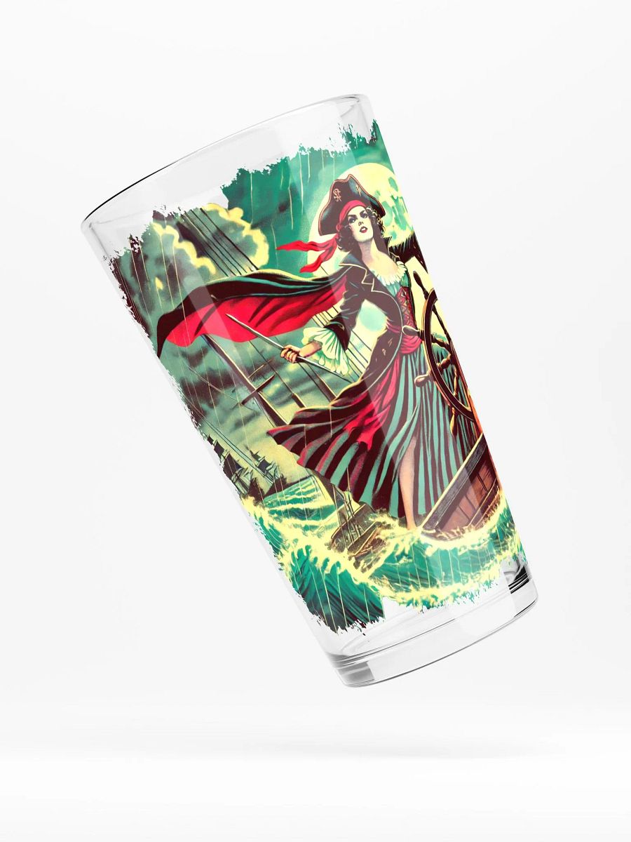 Pirate Woman Adventure 16 oz Glass product image (4)