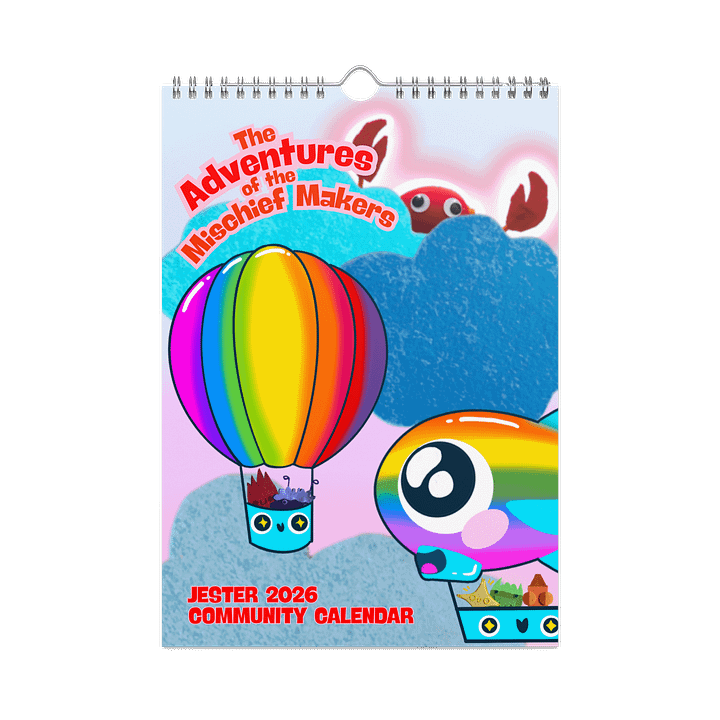 The 2026 Jester Community Calendar SUNDAY start product image (1)