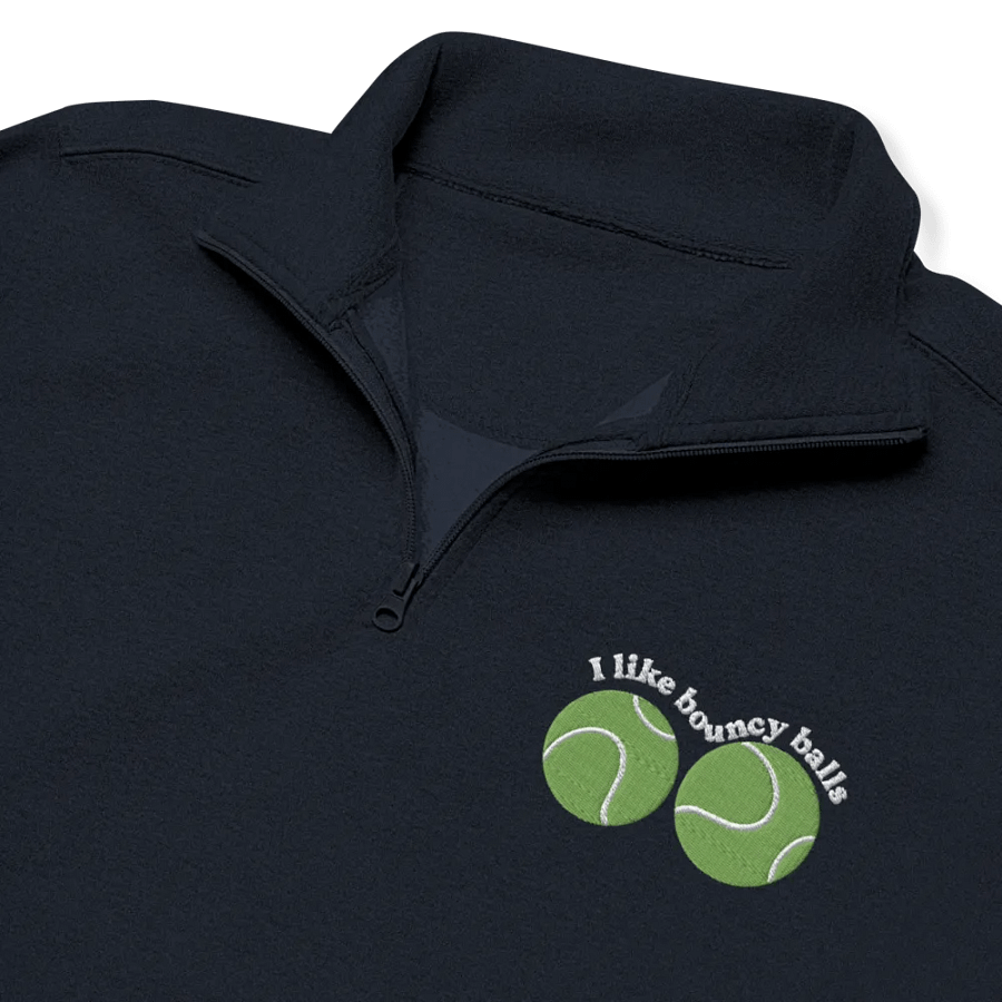 Fun Tennis Balls Embroidery Half Zip product image (21)