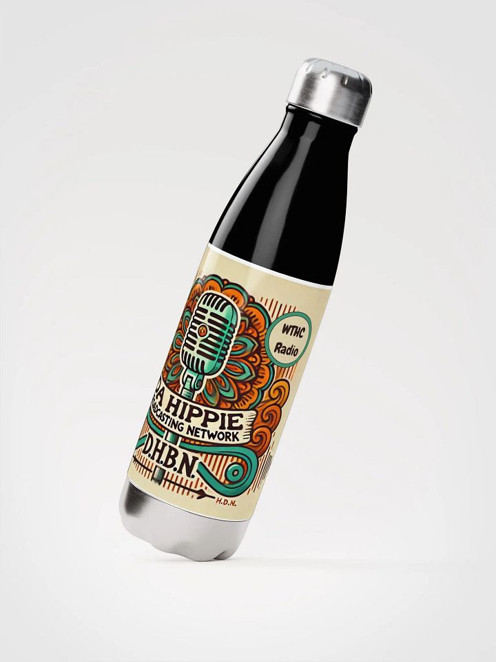 Da Vintage Microphone Stainless Steel Water Bottle product image (4)