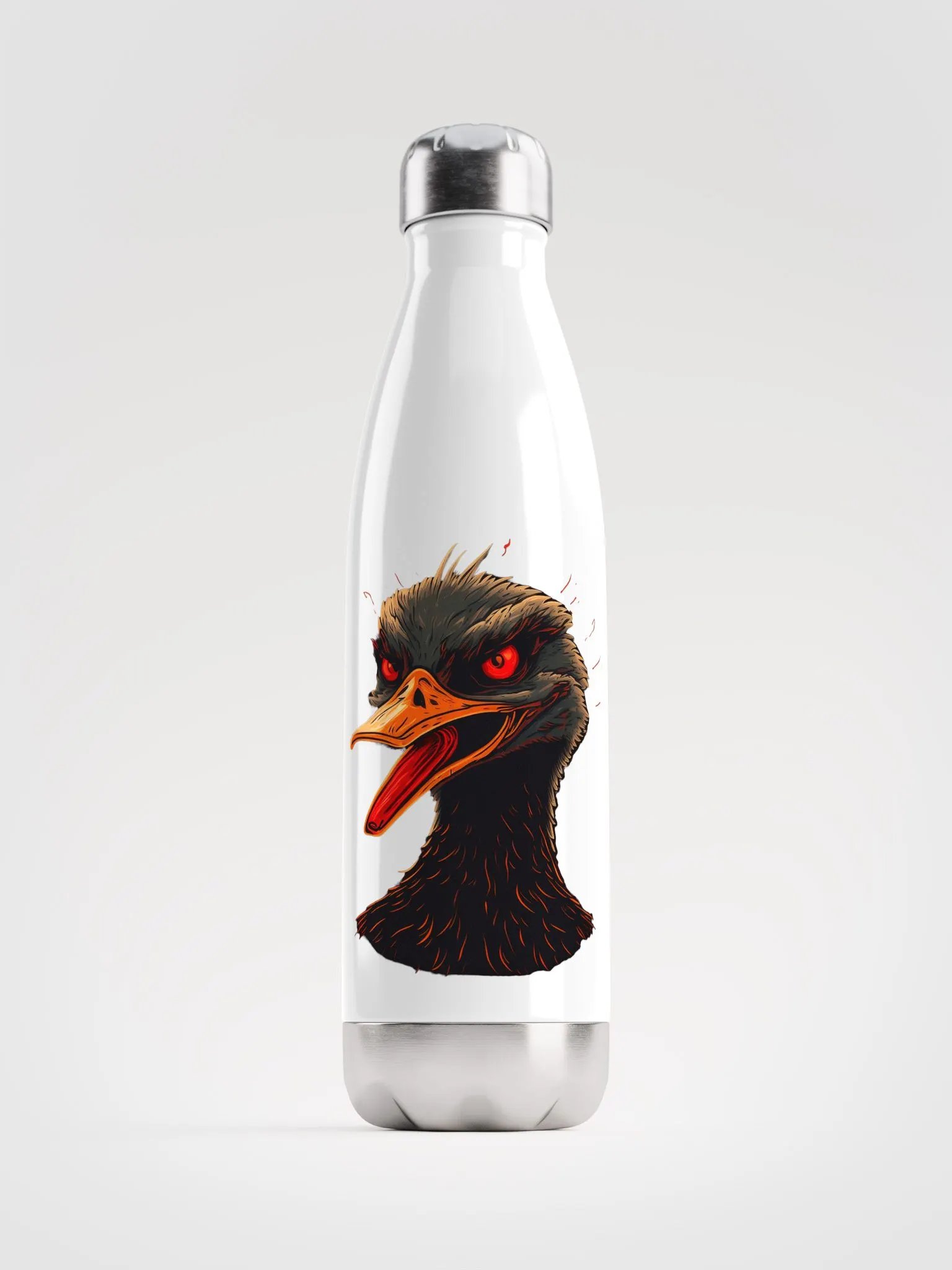 Angry Duck Water Bottle (Stainless Steel) product image (1)