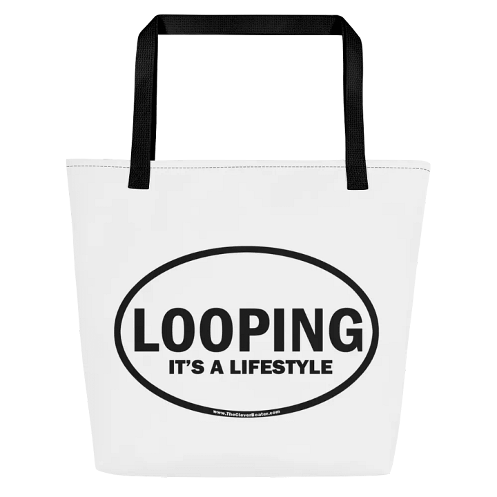 LOOPING - It's A Lifestyle - Canvas Tote product image (1)