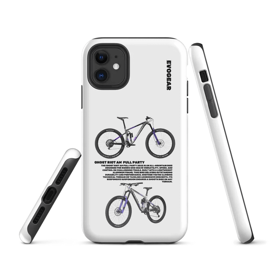 White Ghost Riot AM Full Party iPhone Case product image (1)