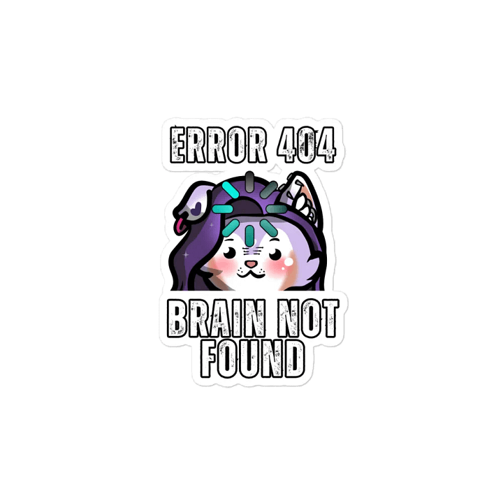 Error 404 Brain Not Found Magnet product image (2)