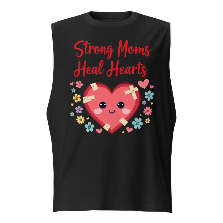 Strong Moms, Healing Hearts Muscle Tank product image (1)