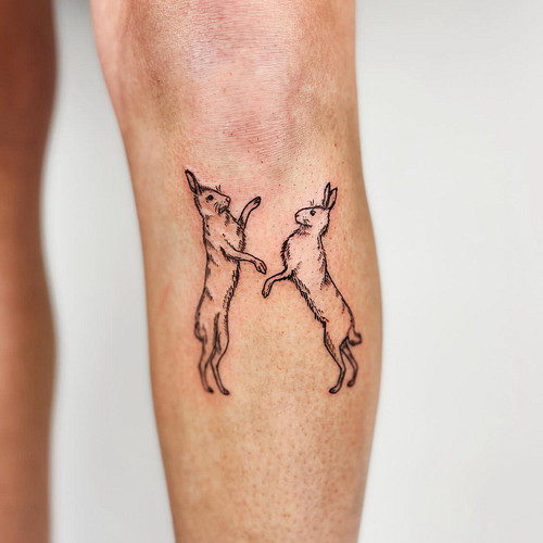 pow pow 💢🥊🐇 bunnies for @4000rats ! thank you!! 💖

done at @drip.tattoo 

.
.
.
#art #artist #artwork #tattoo #tattoos #tatto...