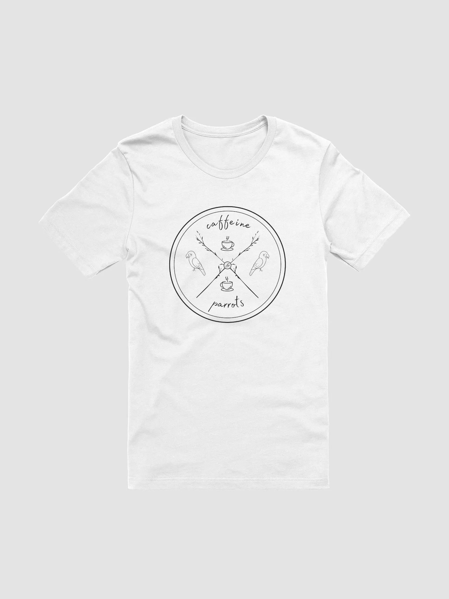 Women's Caffeine & Parrots Tee product image (1)