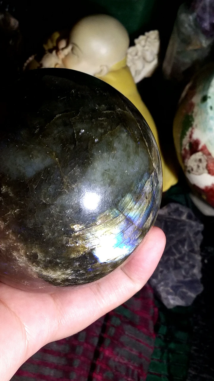 754g Labradorite Sphere product image (2)