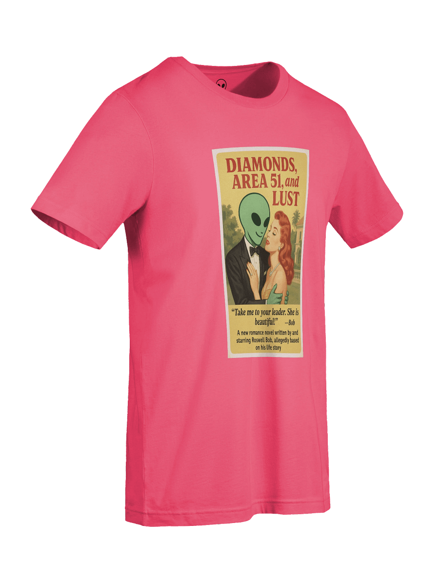 Area 51 Romance Novel Roswell Aliens 1950's Retro Poster Unisex T-Shirt product image (97)