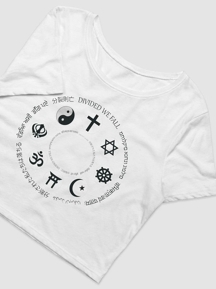 Divided We Fall - Religion - Bella+Canvas Women's Crop Tee product image (2)