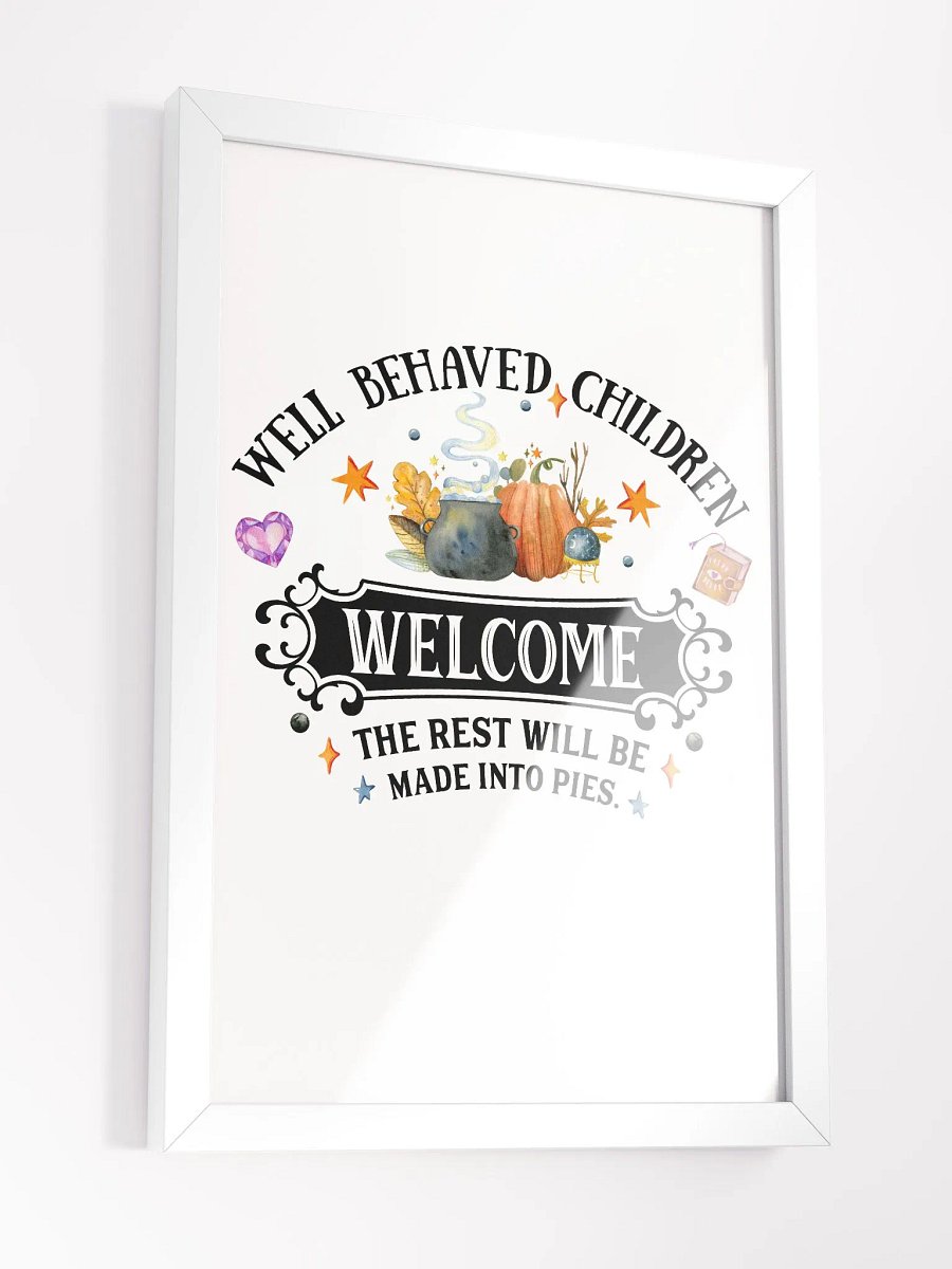 Well Behaved Children Welcome - Witchy, Kitchen Witch, Magic Kitchen Gift product image (5)