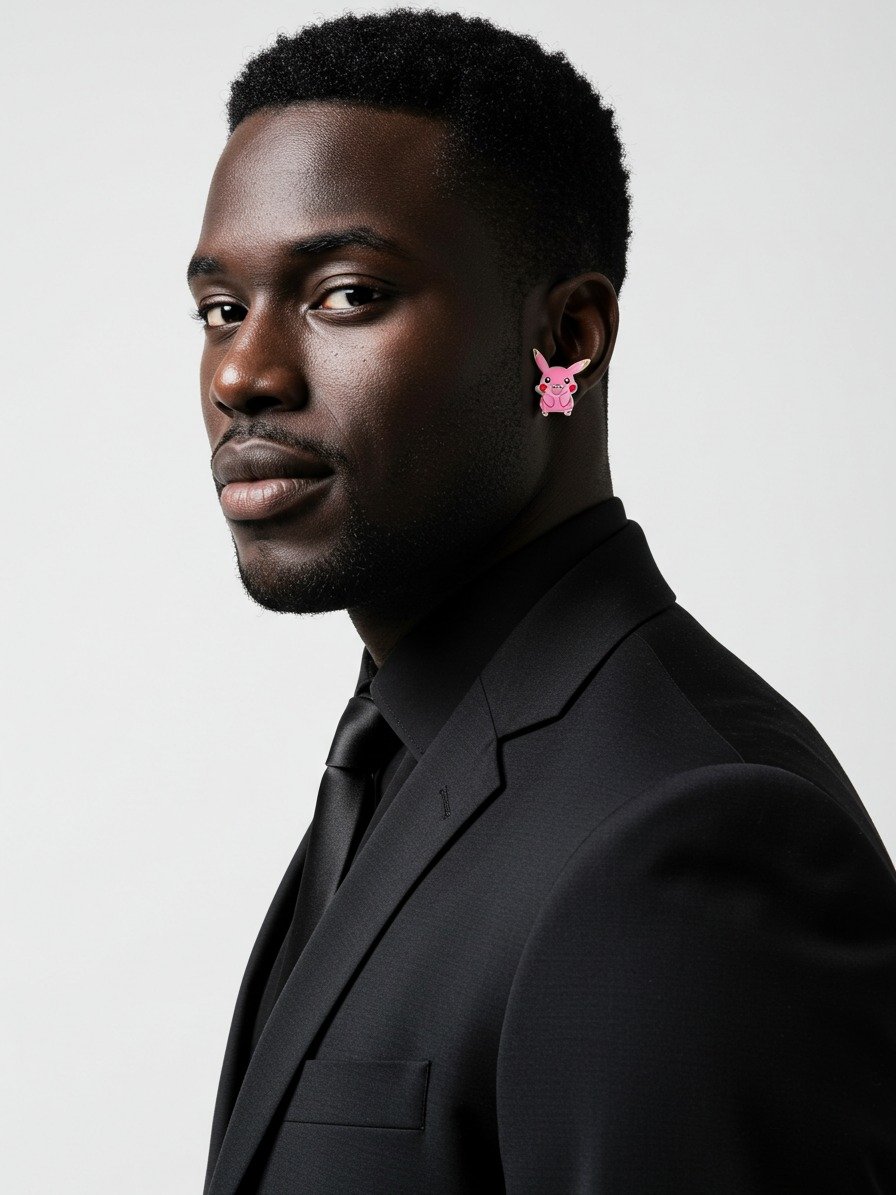 BEATKA PINK EARRING UNISEX product image (1)