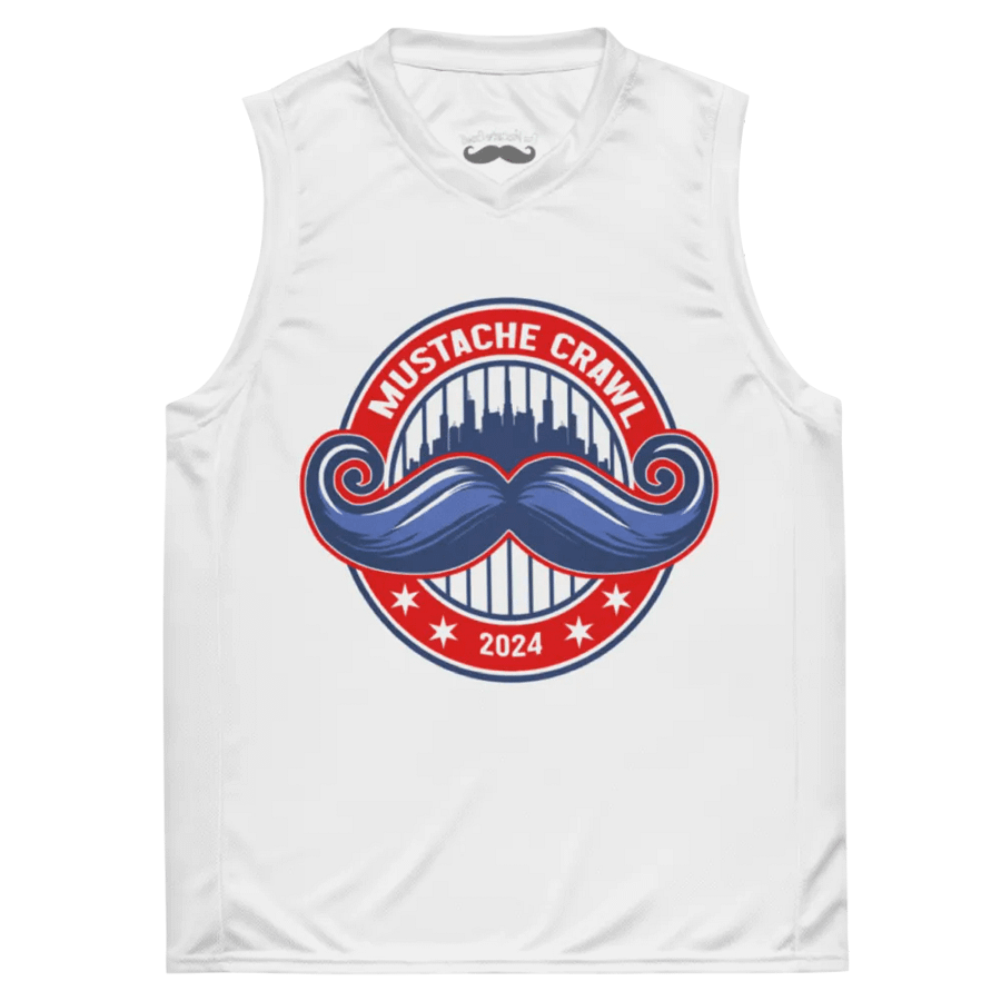 2024 Mustache Crawl Basketball Jersey product image (2)