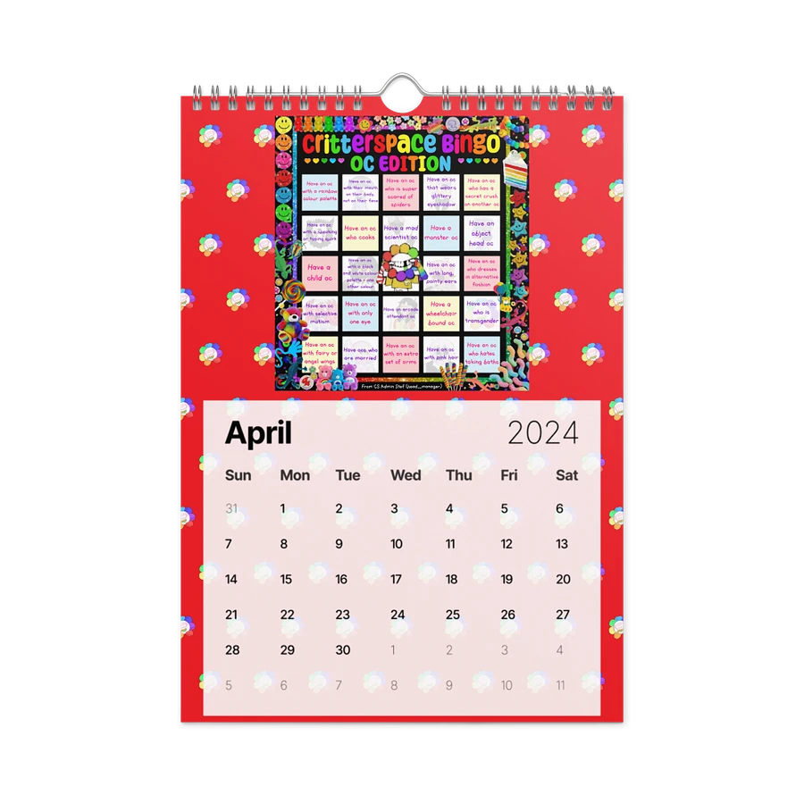 Red CS Activity Calendar 2024 product image (1)