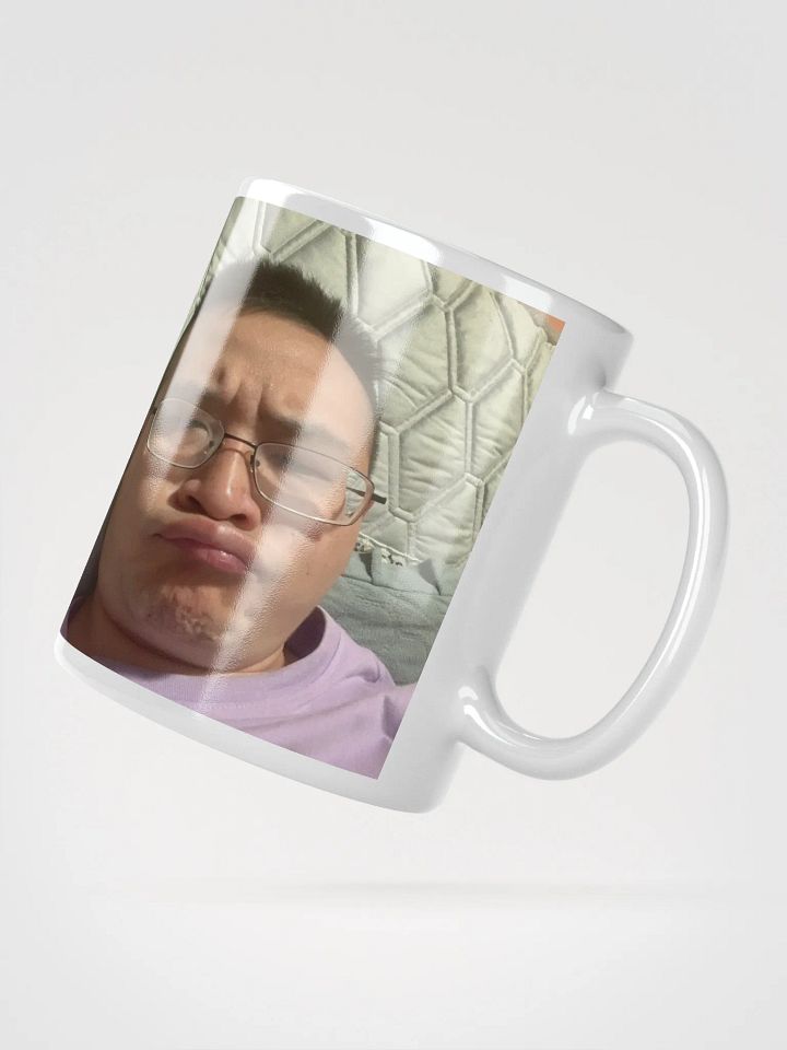 White Glossy Mug : not happy product image (4)