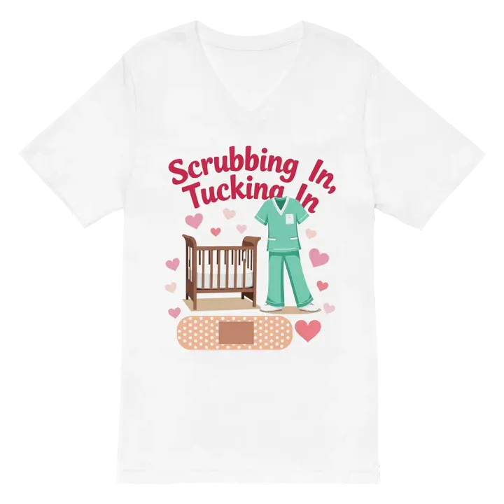 medical dads, medical moms Heartfelt Scrubs V-Neck Tee product image (6)