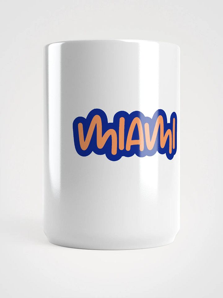 Miami Vibes White Glossy Mug product image (1)