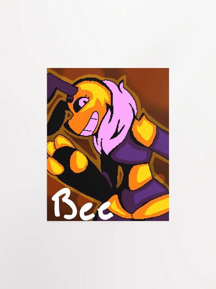 bee portrait paper poster product image (2)