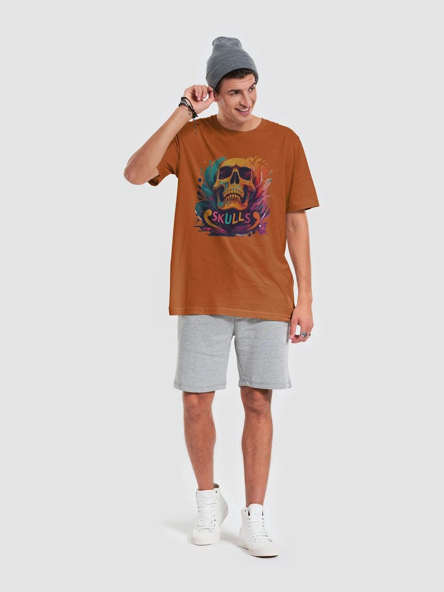 Vibrant Skulls Graphic Tee product image (40)