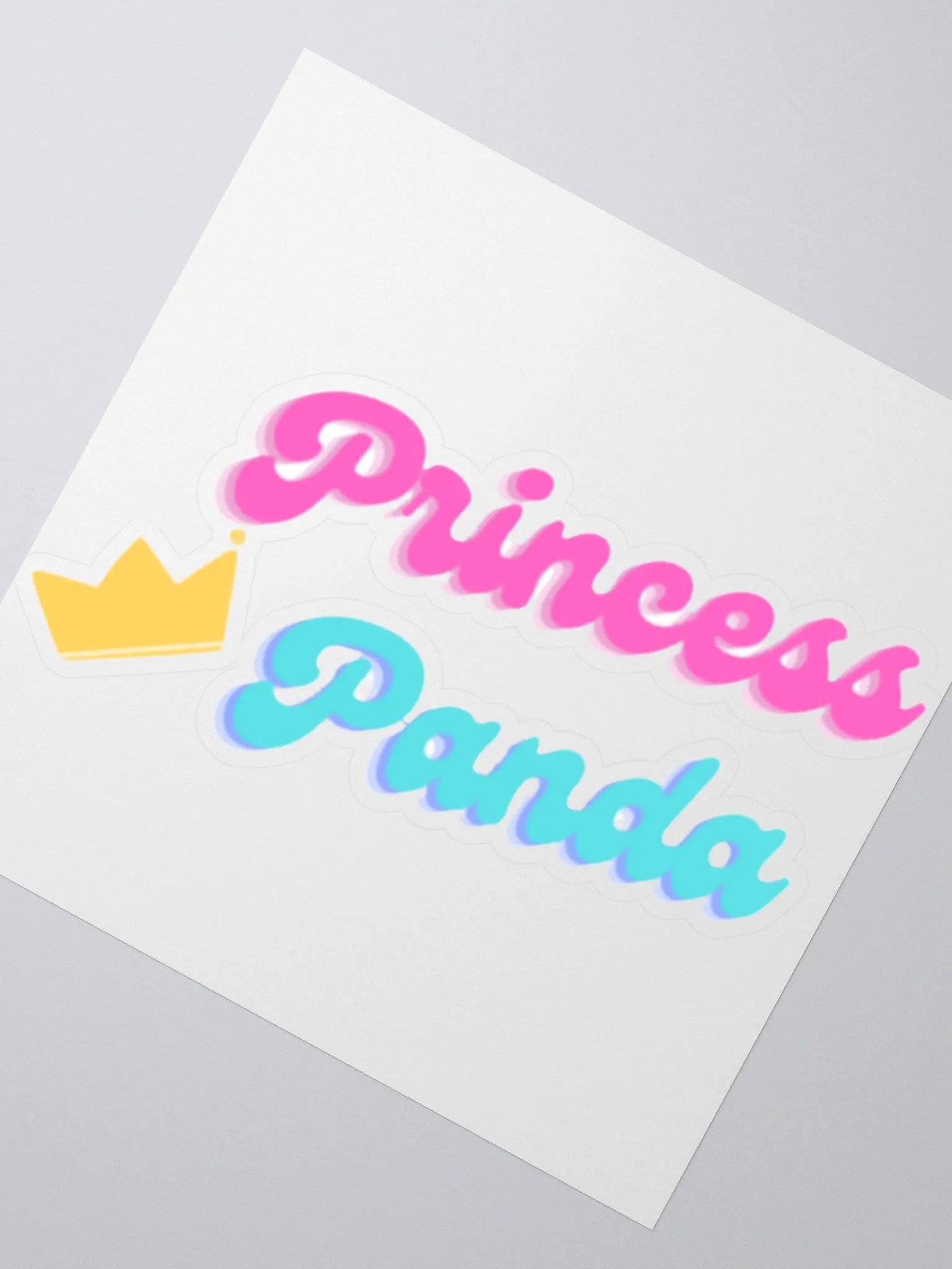 princess panda sticker product image (5)