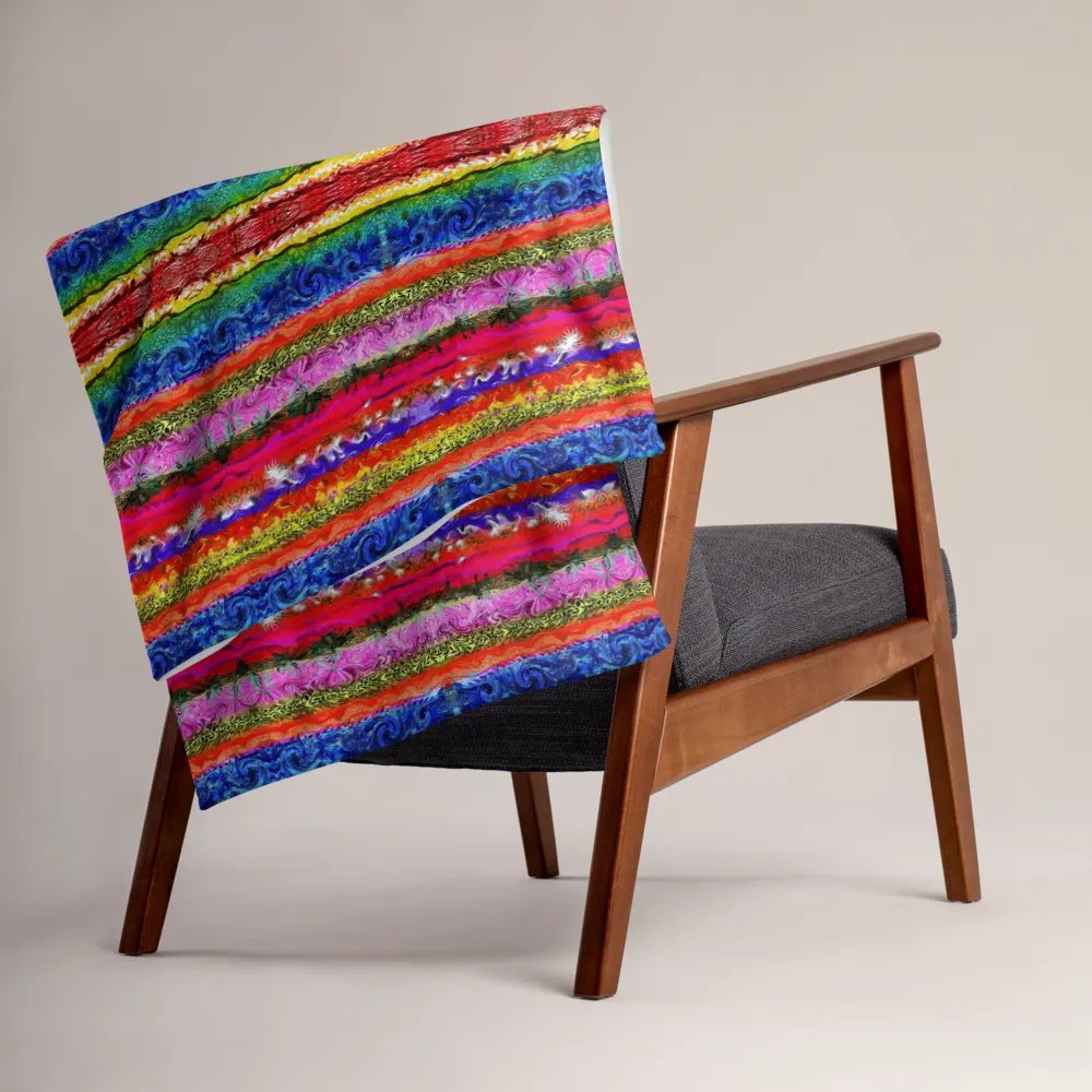 Boho colorful Stripes - Throw Blanket product image (12)
