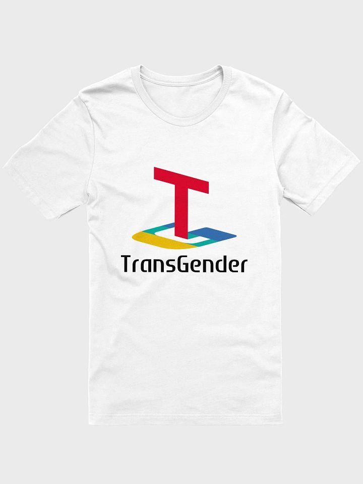 TransGender PS T-Shirt (Black Text) product image (1)