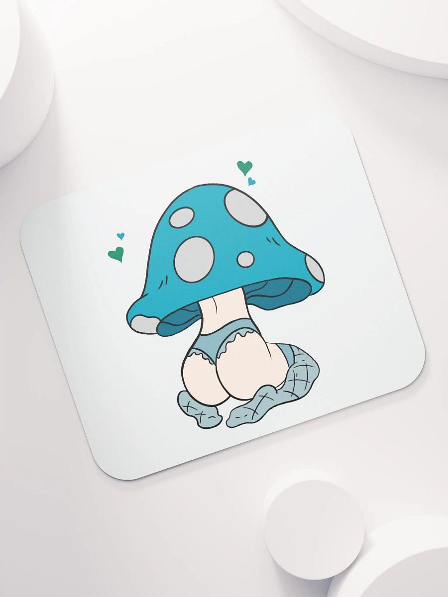 Mushroom Baddie Desk Mat - Dark Blue product image (7)