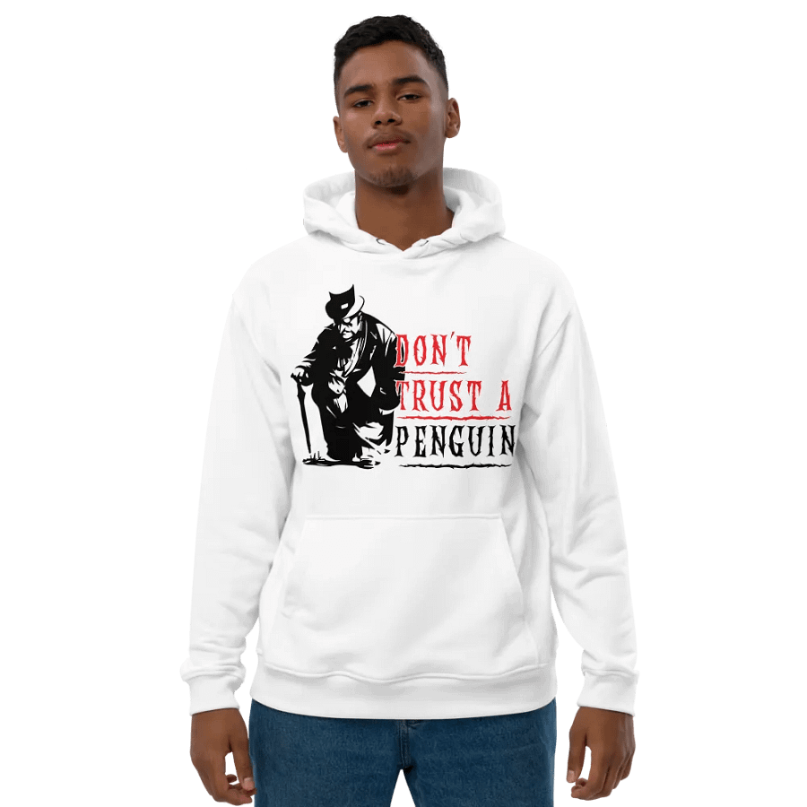 "Don't trust a penguin" Ethereal Whispers Eco Hoodie product image (1)