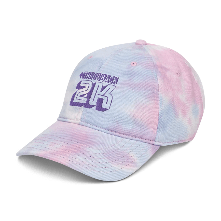 Throwback 2K Embroidered Groovy Tie-Dye Dad Hat product image (10)